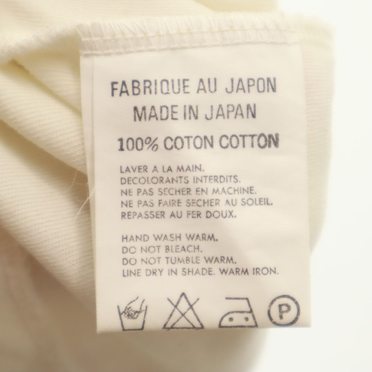 Y's ワイズ 長袖 Tシャツ アイボリー ロンT レディース