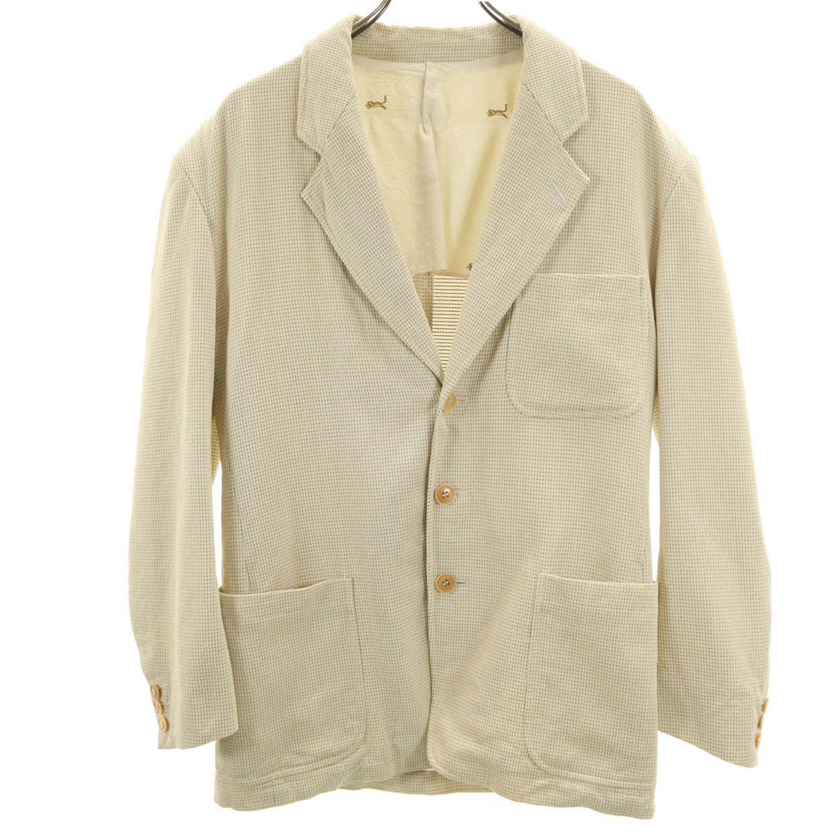 KENZO ケンゾー 90s 日本製 オールド テーラードジャケット 2 ベージュ メンズ