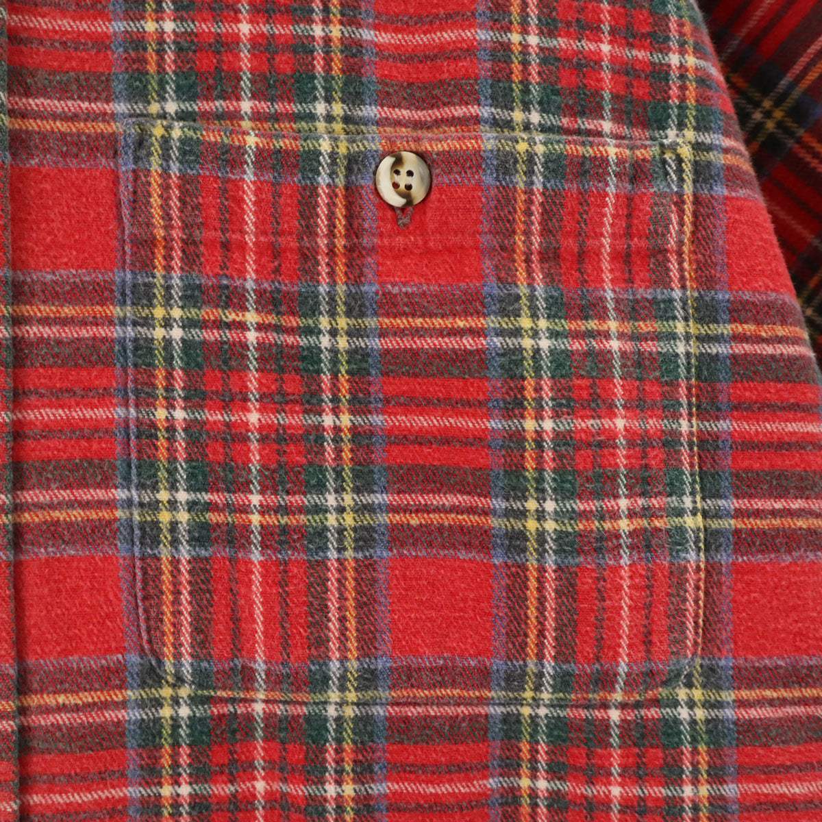 LAXZY FOR VINTAGE レイジフォーヴィンテージ チェック柄 長袖 ネルシャツ M レッド メンズ