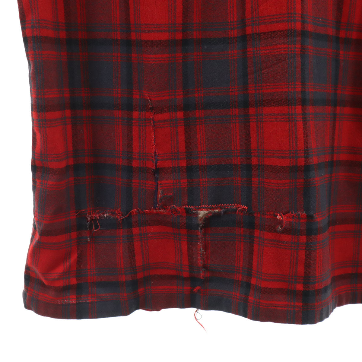 PENDLETON ペンドルトン 50s 60s ヴィンテージ チェック柄 長袖 ウールシャツ L レッド メンズ