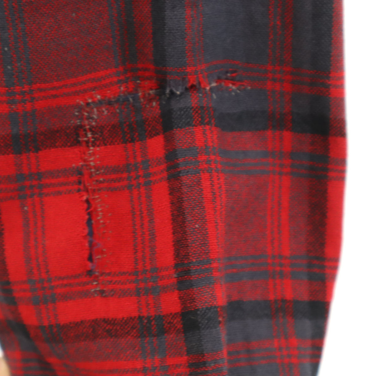 PENDLETON ペンドルトン 50s 60s ヴィンテージ チェック柄 長袖 ウールシャツ L レッド メンズ