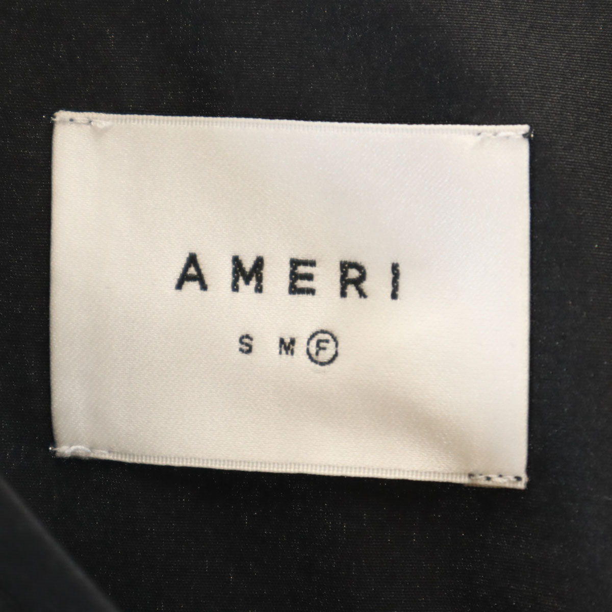 美品 AMERI UNDRESSED アメリ 長袖 フリル ブラウス F ブラック レディース
