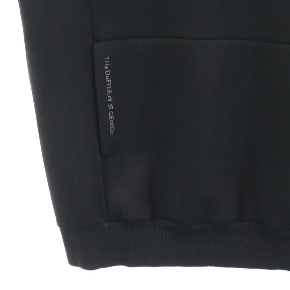 DUFFER ダファー 長袖 ダンボールニット パーカー XL ブラック メンズ