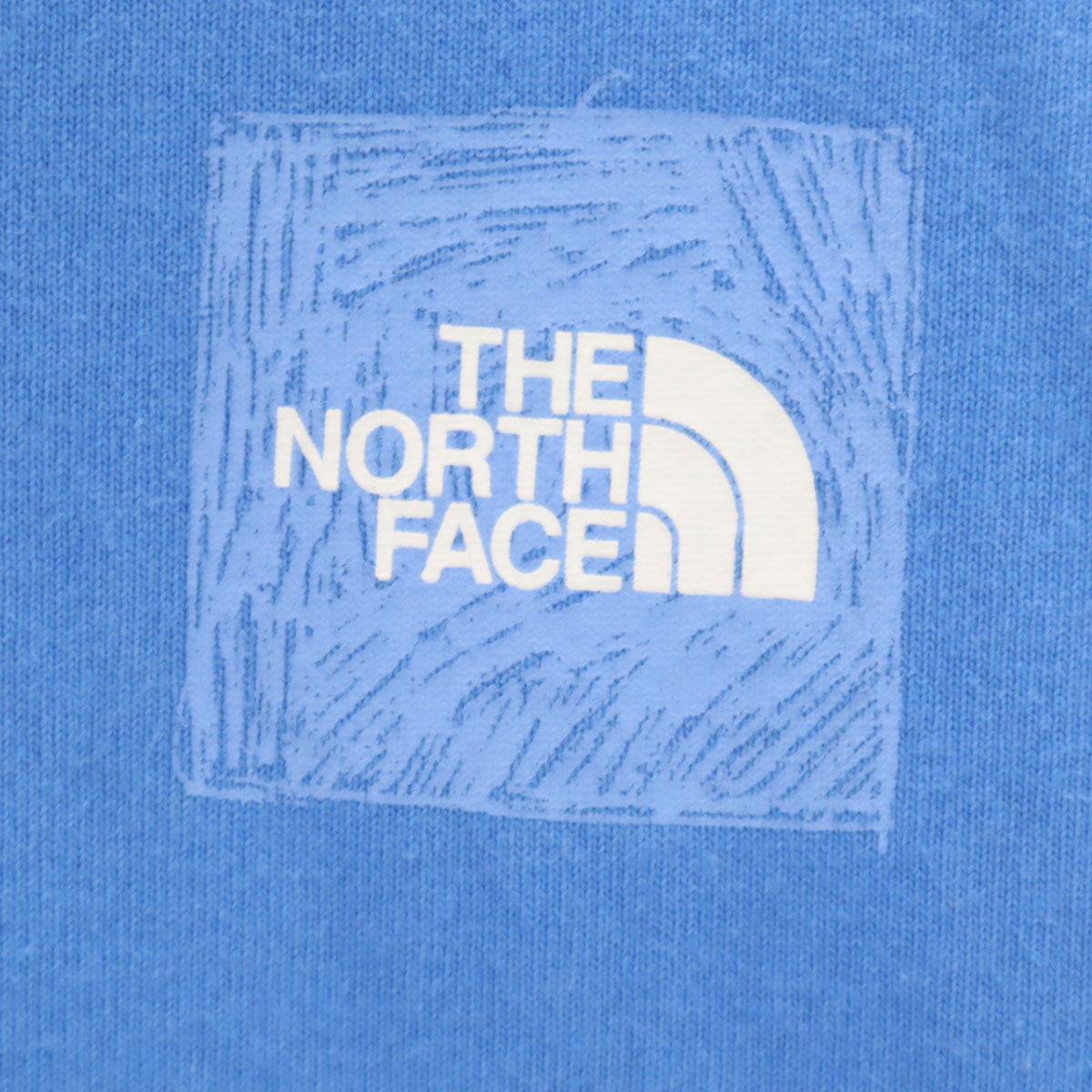THE NORTH FACE ノースフェイス バックプリント 長袖 Tシャツ M ブルー NTW32344 アウトドア ロンT レディース