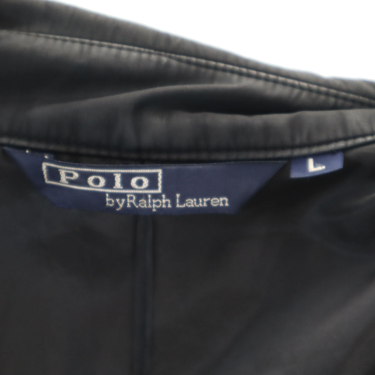 Polo by Ralph Lauren ポロバイラルフローレン 日本製 ステンカラーコート L ブラック メンズ