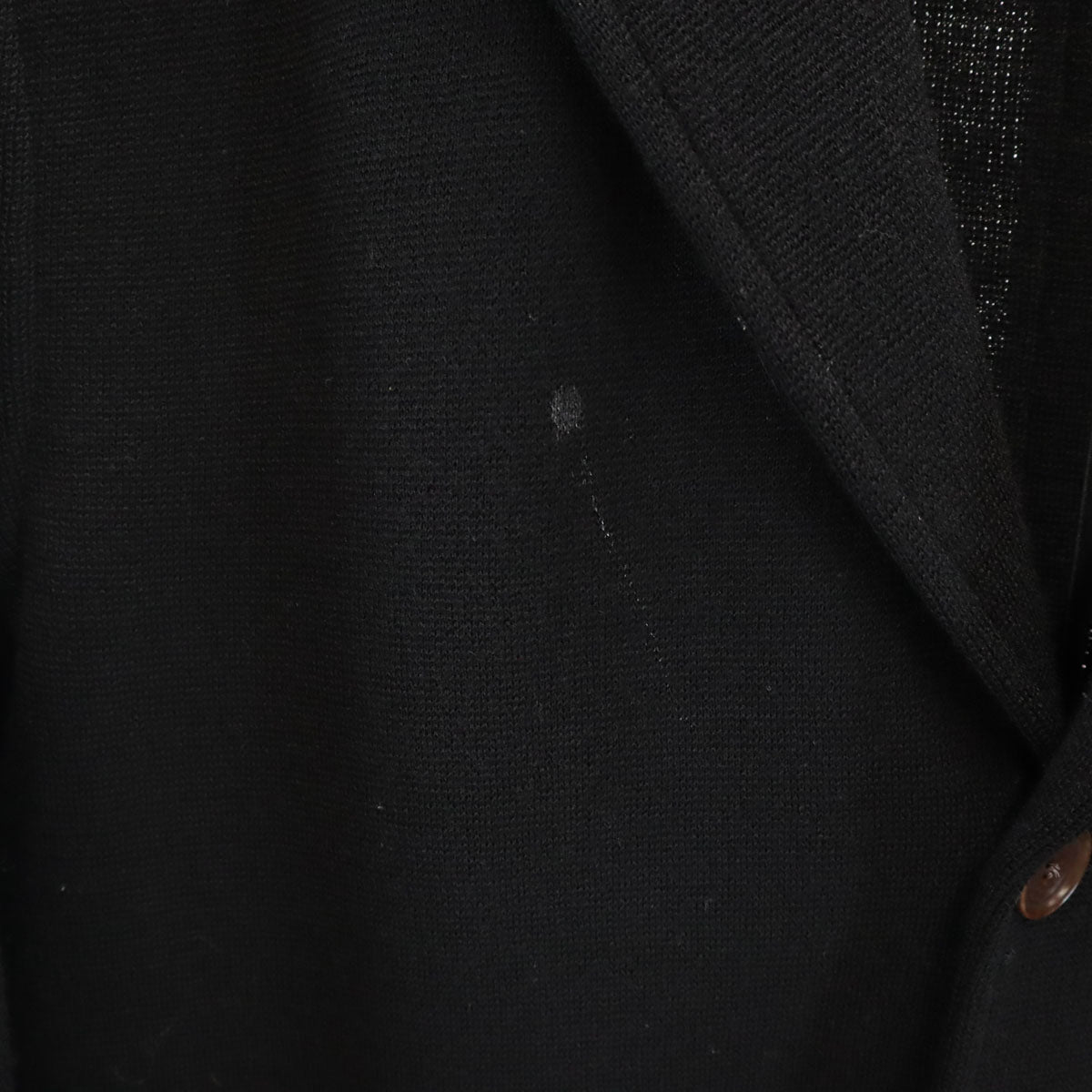 camicia da roscoe カミーチェドロスコ 日本製 ニット テーラードジャケット ブラック アンコン メンズ