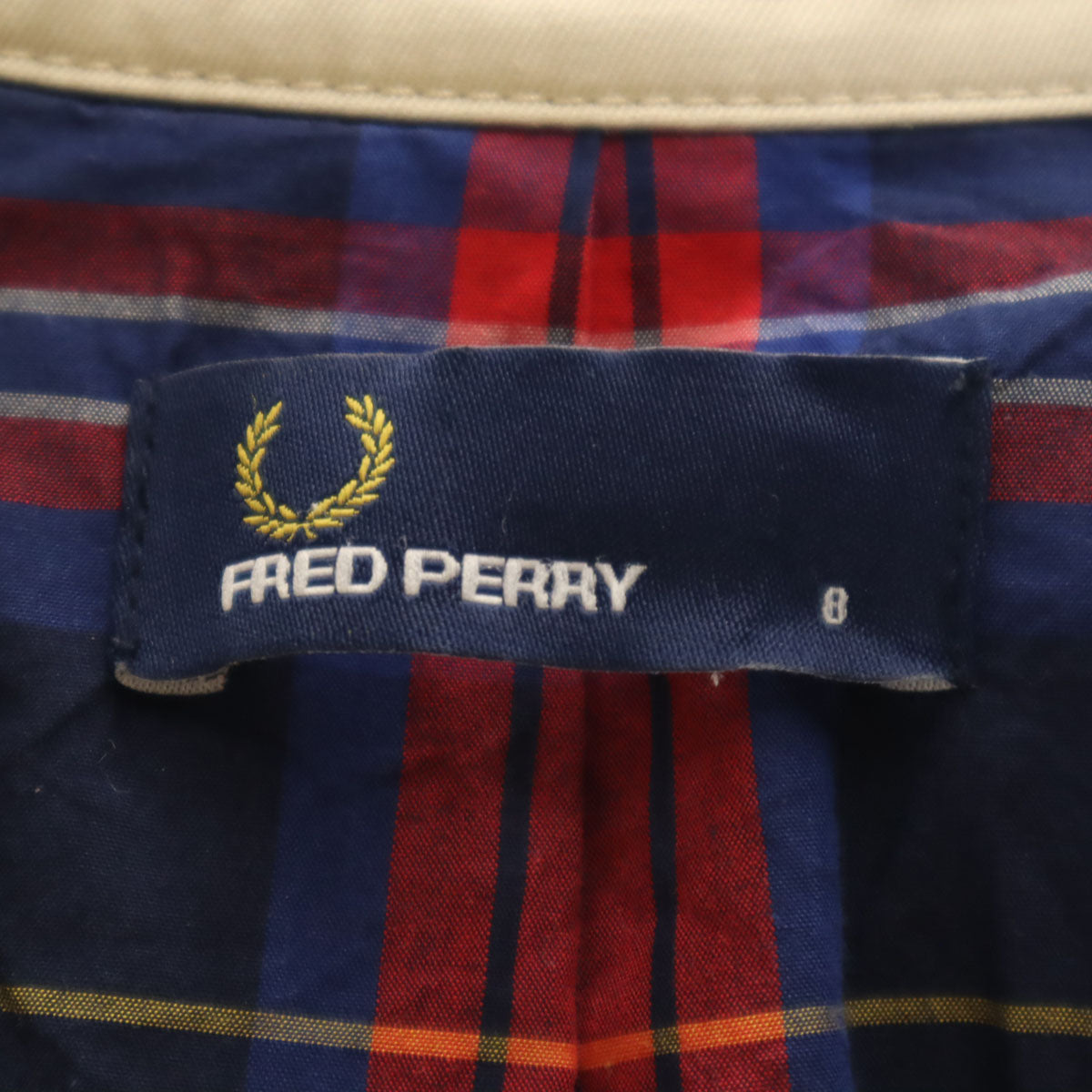 FRED PERRY フレッドペリー トレンチコート 8 ベージュ レディース