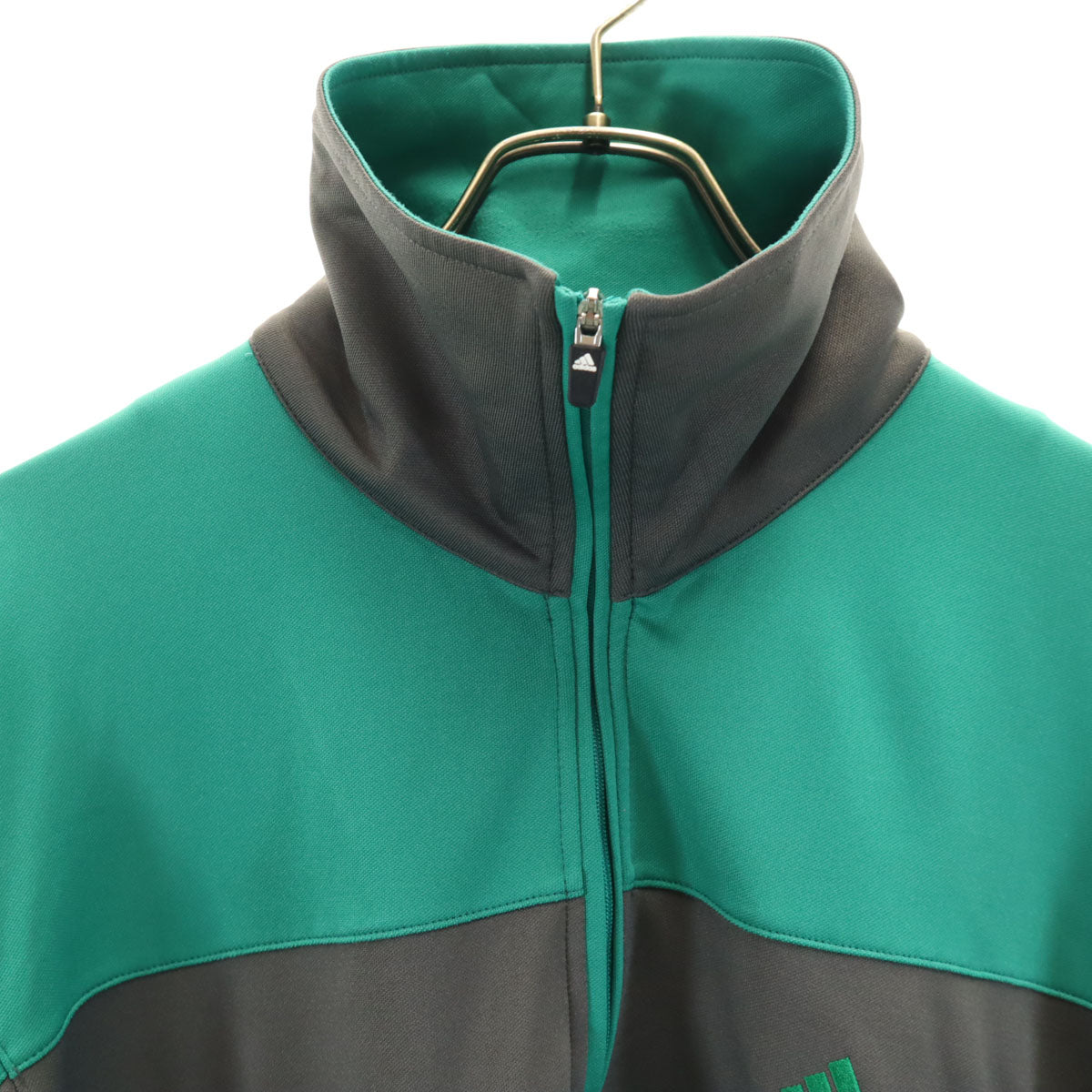 adidas アディダス ゴルフ ハーフジップ ウェア L グリーン ジャージ メンズ