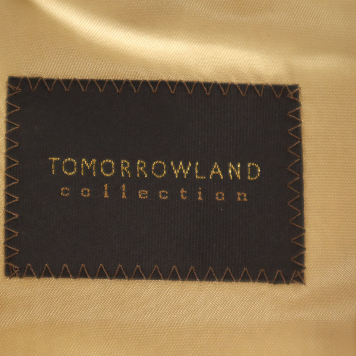 TOMORROWLAND トゥモローランド スカートスーツ 上下 セットアップ 38 ベージュ レディース