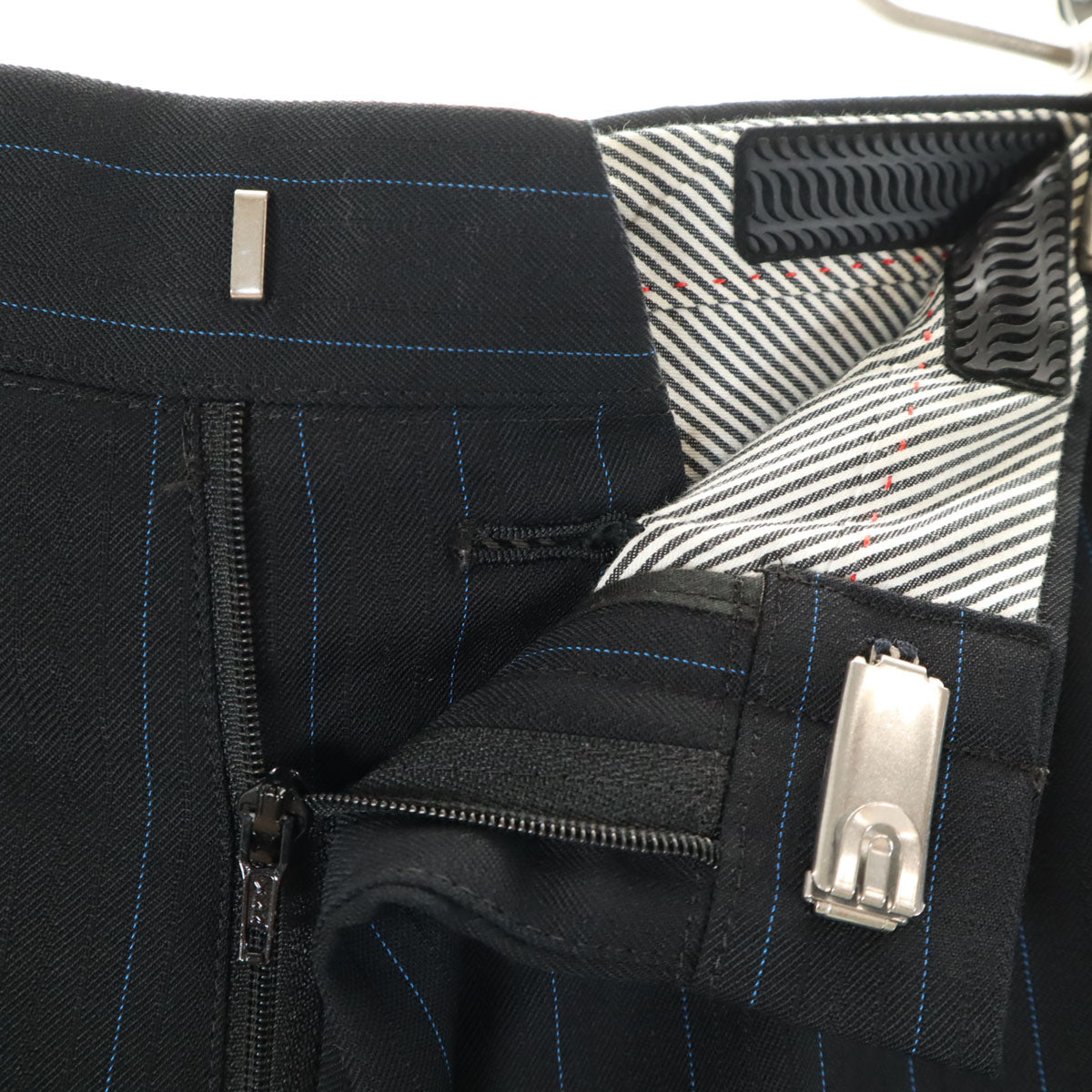 DAPPER ダッパー 日本製 ストライプ柄 スーツ 上下 セットアップ ネイビー 銀座山形屋 メンズ