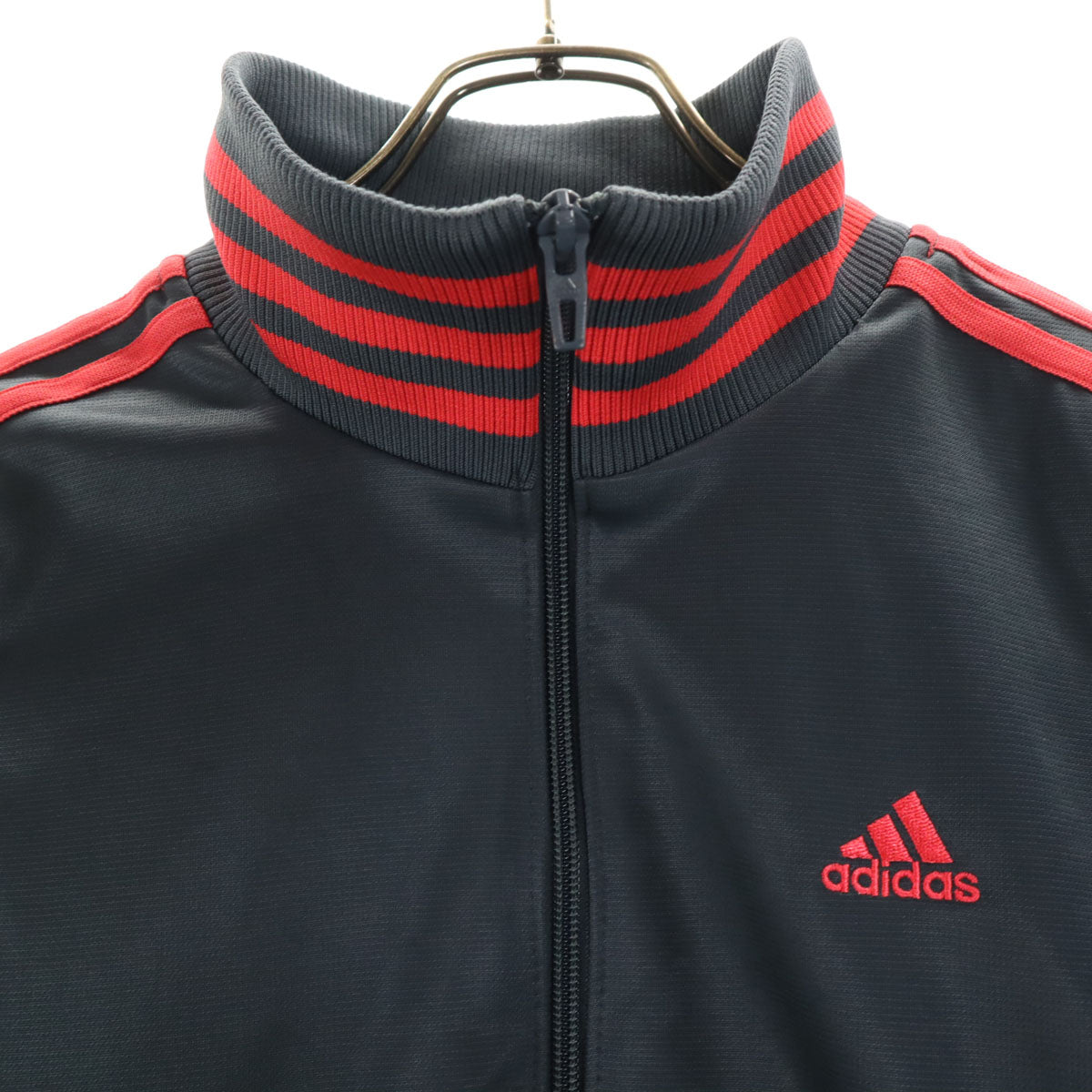adidas アディダス トラックジャケット 上下 セットアップ M グレー ジャージ レディース