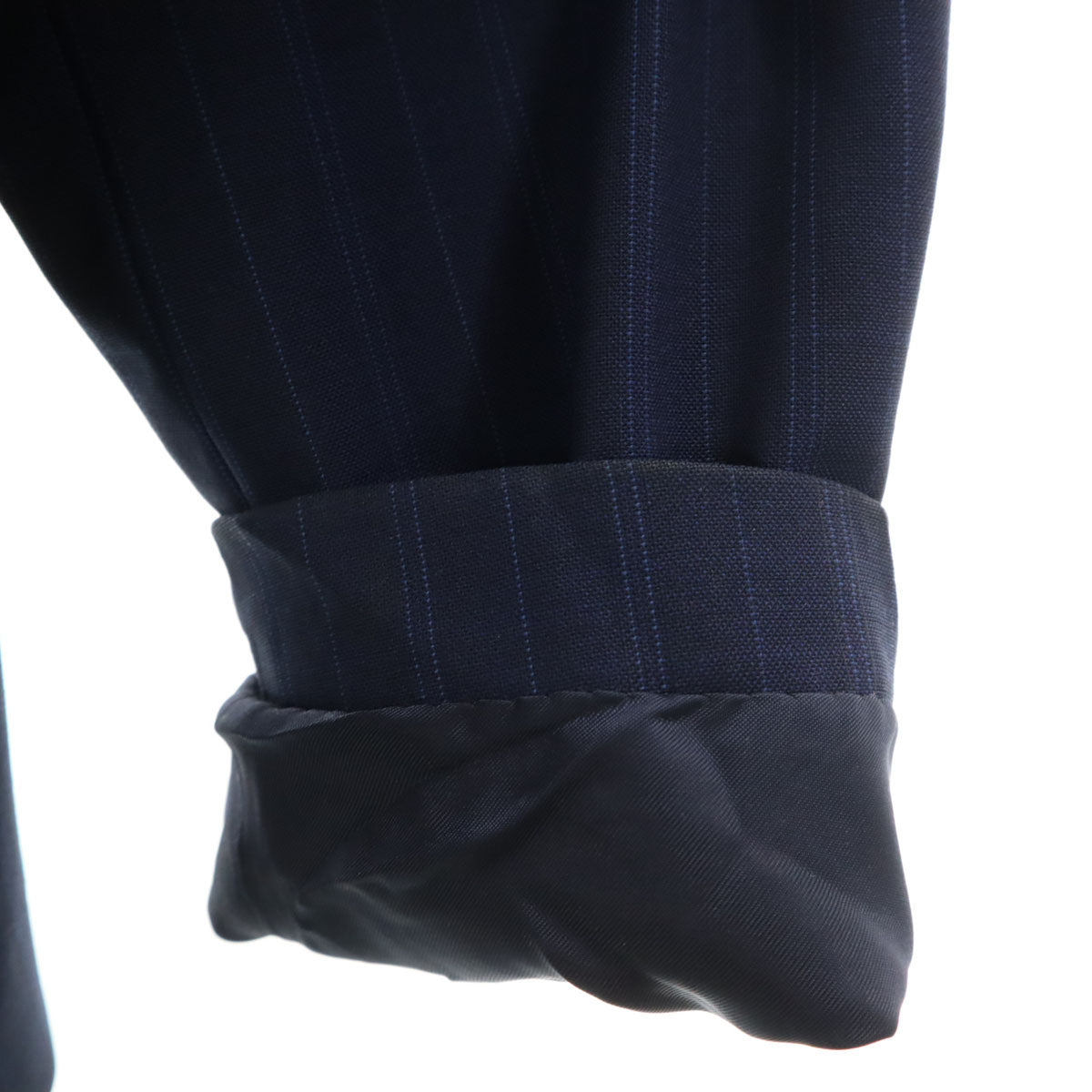 Brooks Brothers ブルックスブラザーズ ストライプ柄 スカートスーツ 上下 セットアップ 2/4 ネイビー レディース