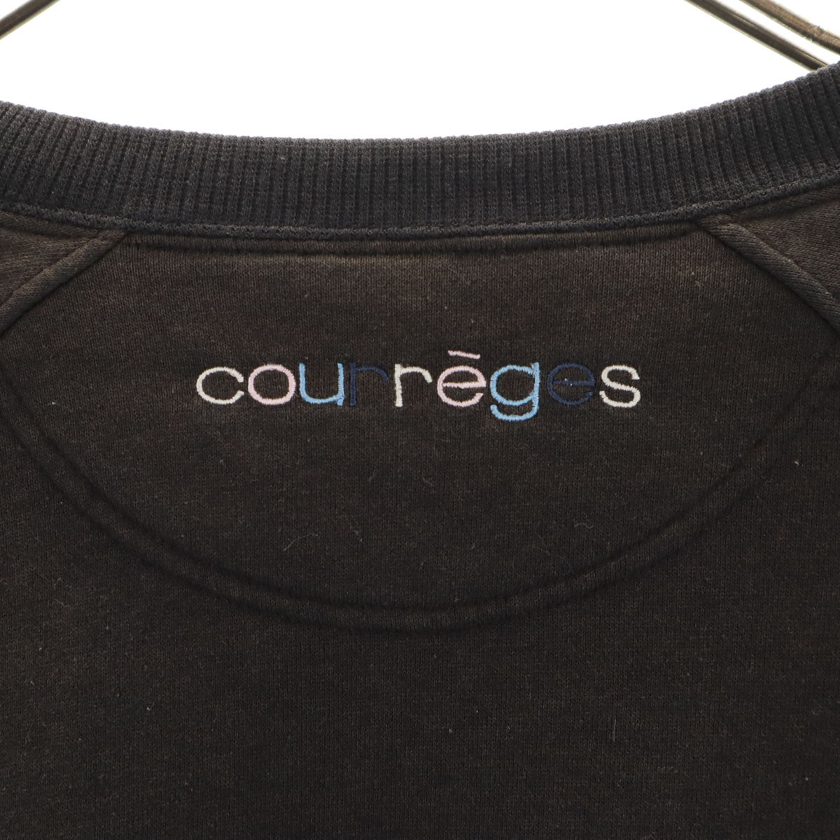 courreges クレージュ 長袖 スウェット トレーナー 160A ブラック キッズ