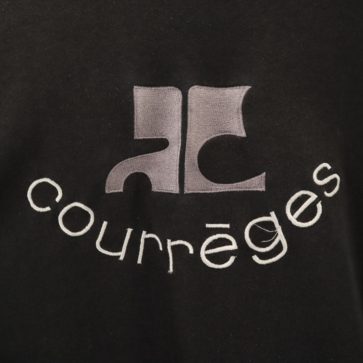 courreges クレージュ 長袖 スウェット トレーナー 160A ブラック キッズ