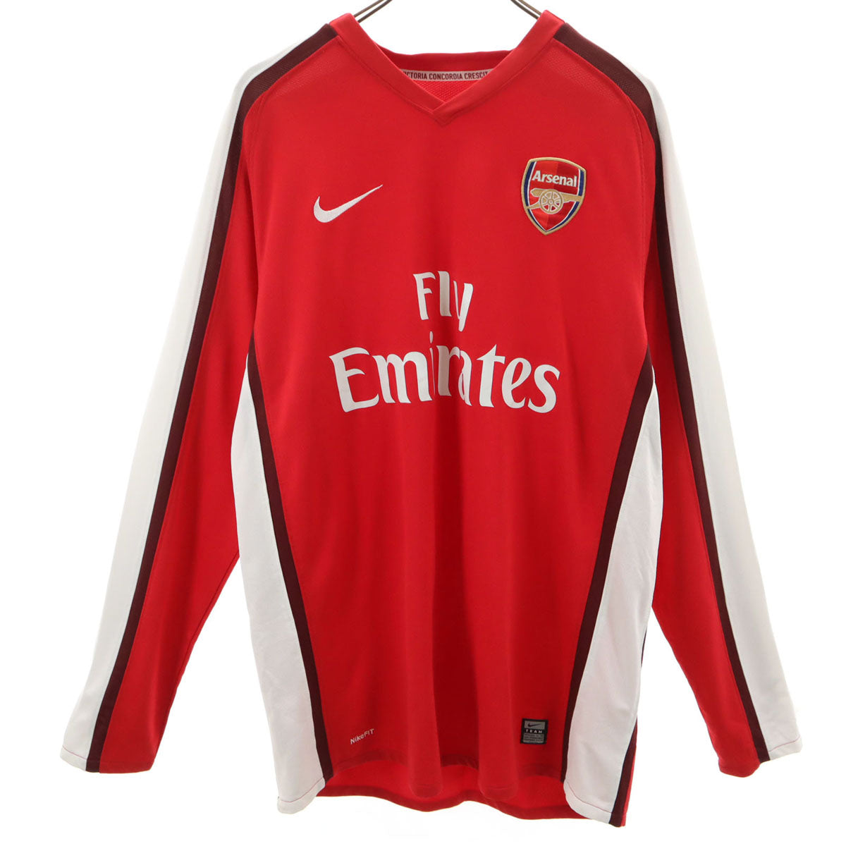 NIKE ナイキ ACミラン Fly Emirates サッカー 長袖 ユニフォーム ウェア L レッド メンズ