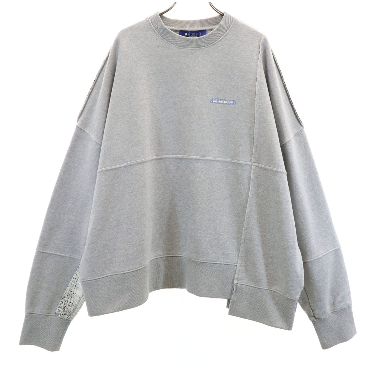 atmos アトモス ANDERSSONBELL アンダーソンベル コラボ 韓国製 長袖 トレーナー XL グレー メンズ