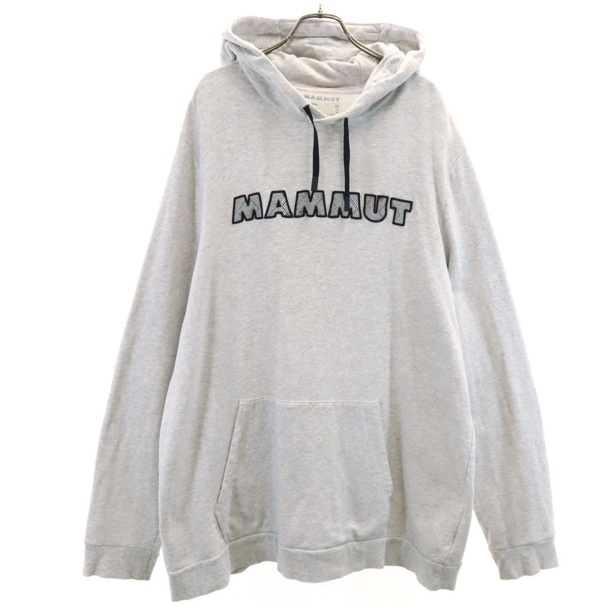 Mammut マムート 長袖 スウェットパーカー 2XL グレー プルオーバー ビックサイズ メンズ