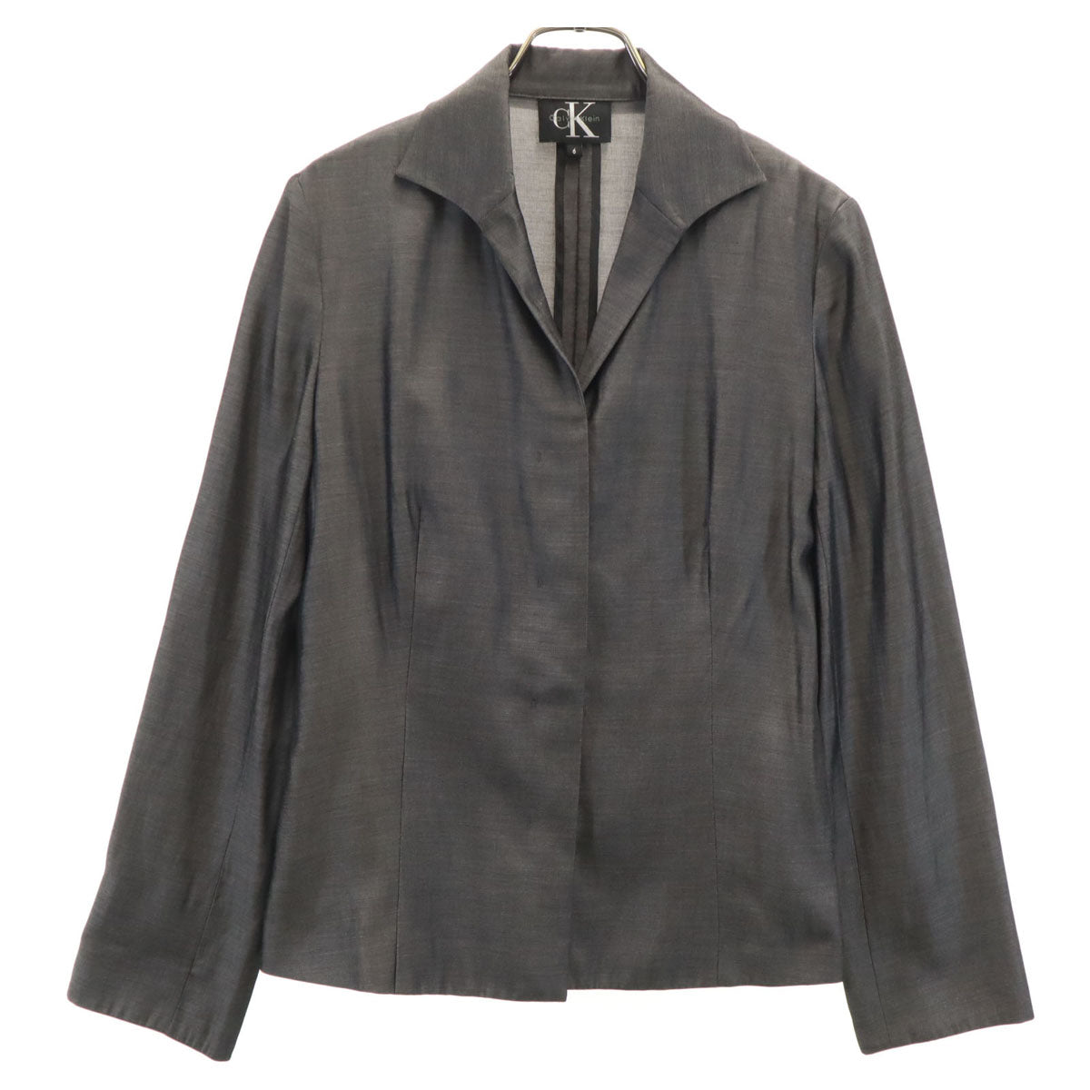 Calvin klein カルバンクライン ジャケット 6 グレー レディース