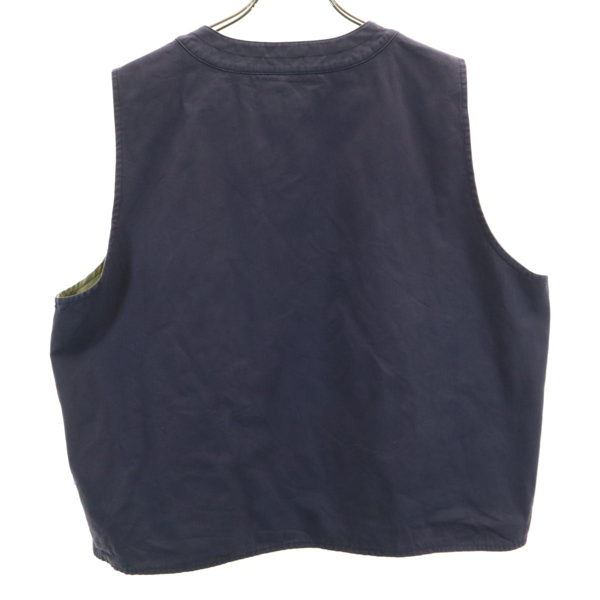 AVIREX アヴィレックス リバーシブル ベスト M ネイビー メンズ