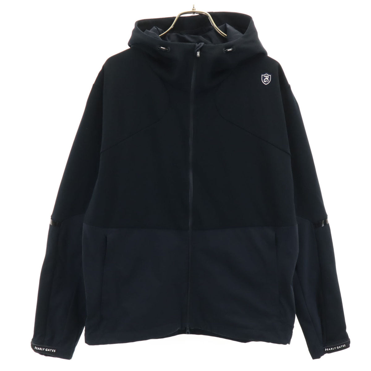 PEARLY GATES パーリーゲイツ ゴルフ フードジャケット 4 ブラック系 メンズ
