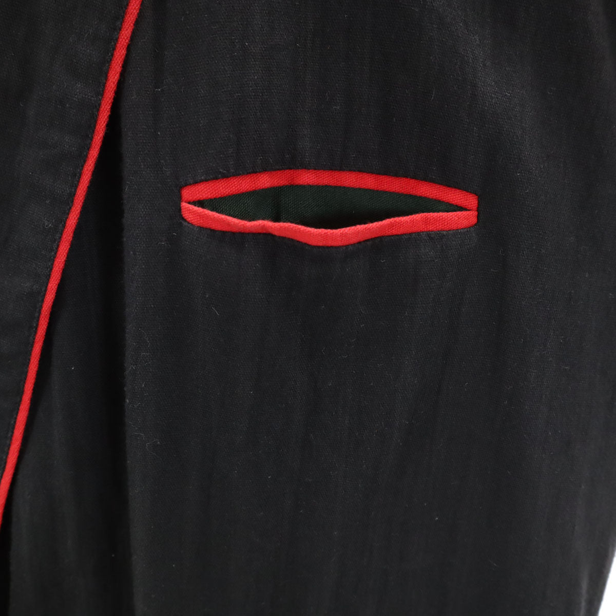 Altenburger アルテンブルガー 80s リネンブレンド ヴィンテージ ストライプ柄 ジャケット 44 ブラック メンズ