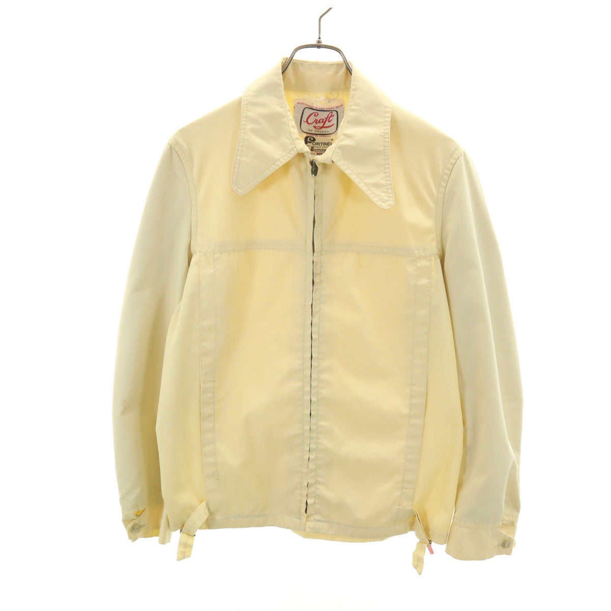 CRAFT クラフト 50s 60s カナダ製 ヴィンテージ スウィングトップ ブルゾン S クリーム色 ジャケット メンズ