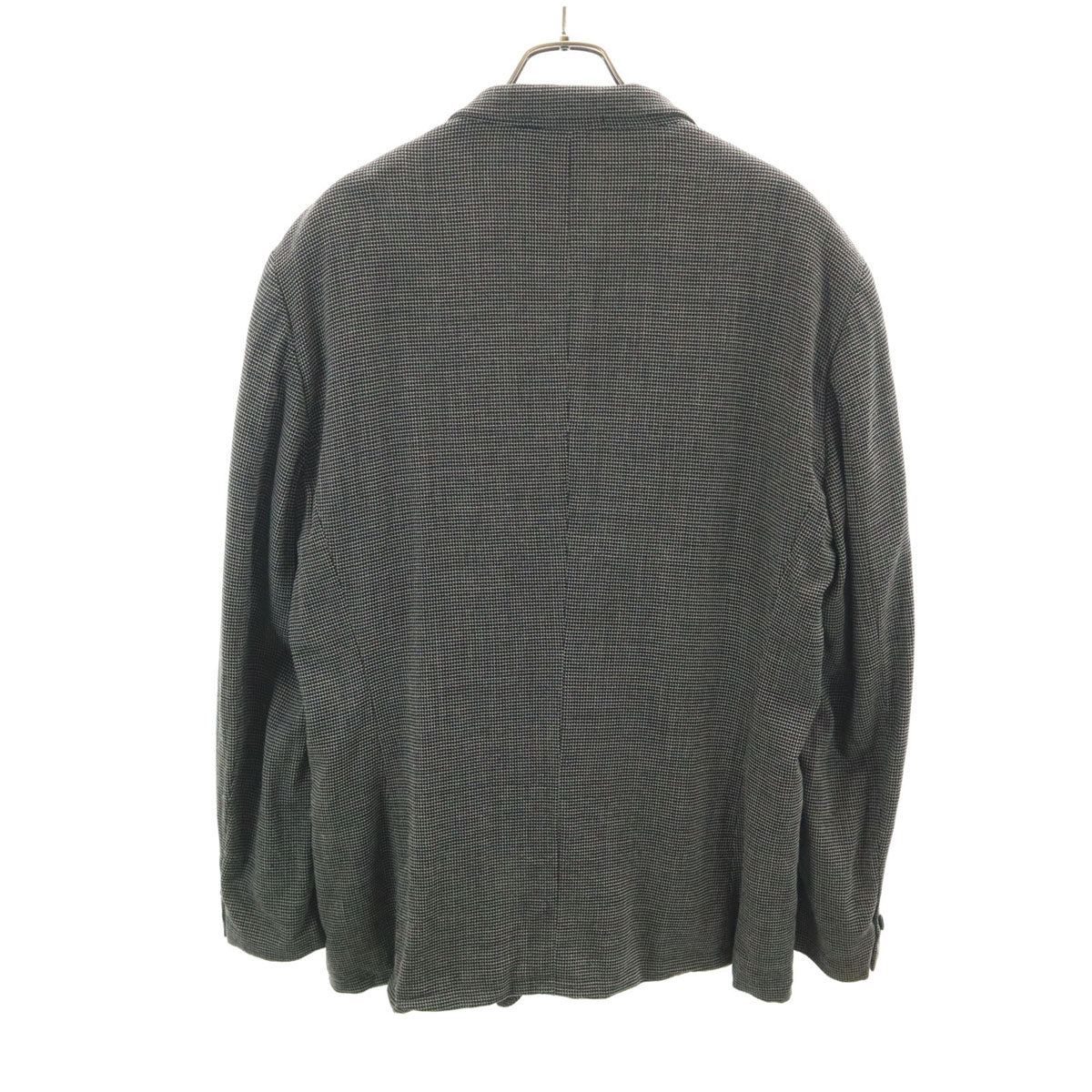 Emporio Armani エンポリオアルマーニ 90s イタリア製 オールド 総柄 テーラードジャケット 54 ブラック メンズ