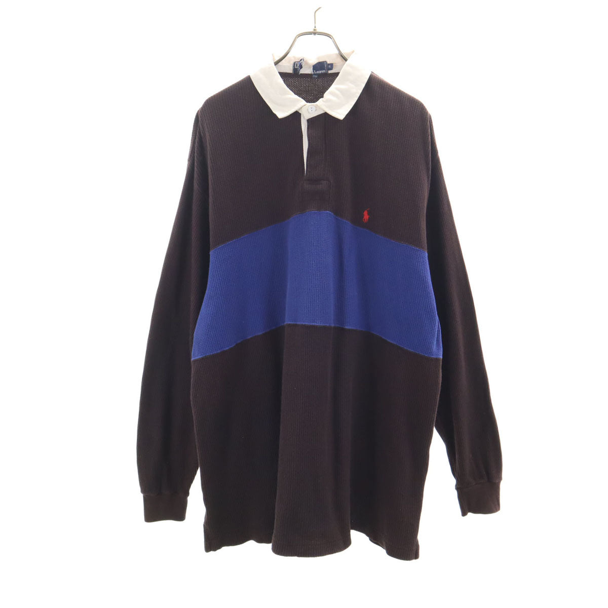 Polo by Ralph Lauren ポロバイラルフローレン 長袖 ポロシャツ XL ブラウン メンズ