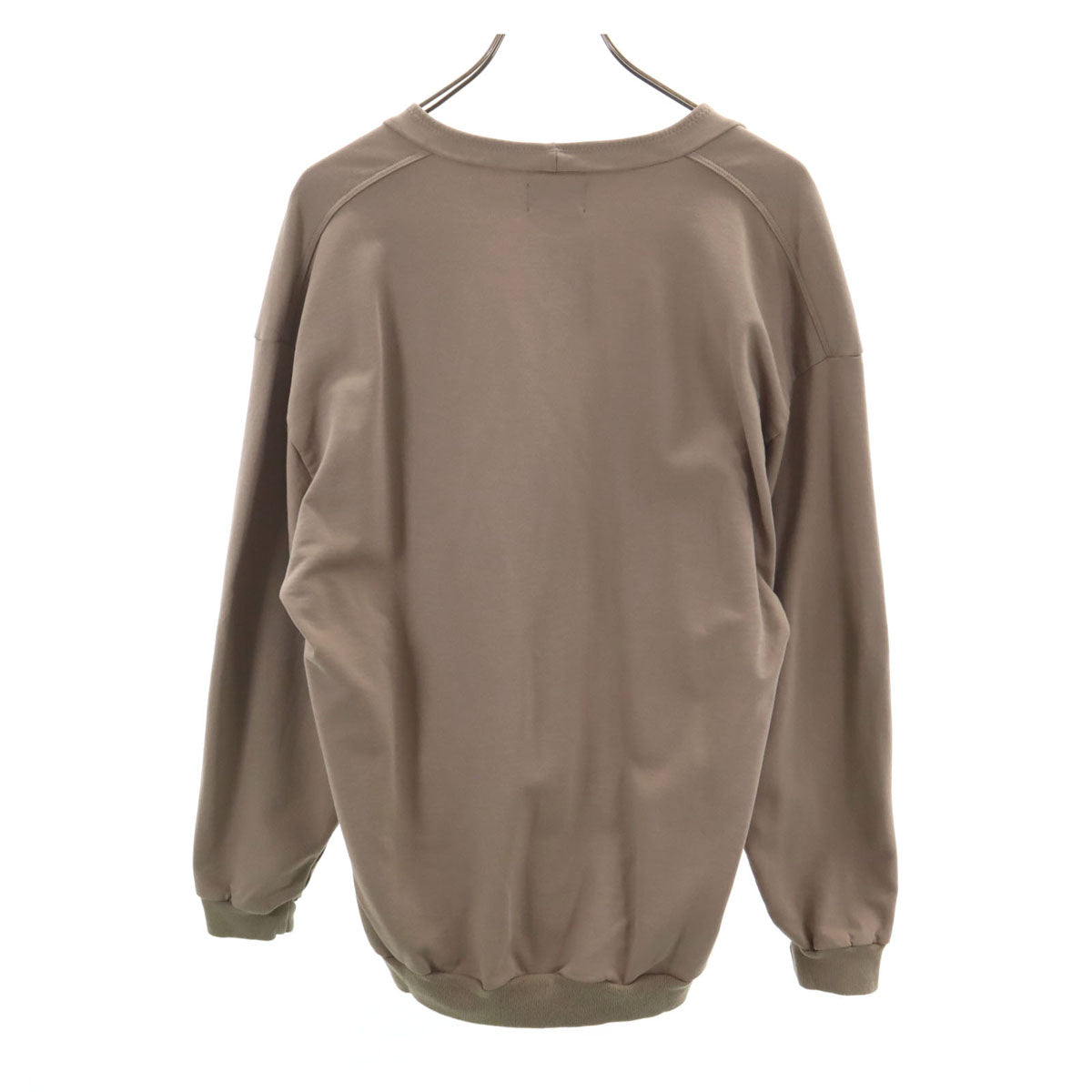 未使用 remilla レミーラ 日本製 長袖 スウェット カーディガン L アッシュブラウン メンズ