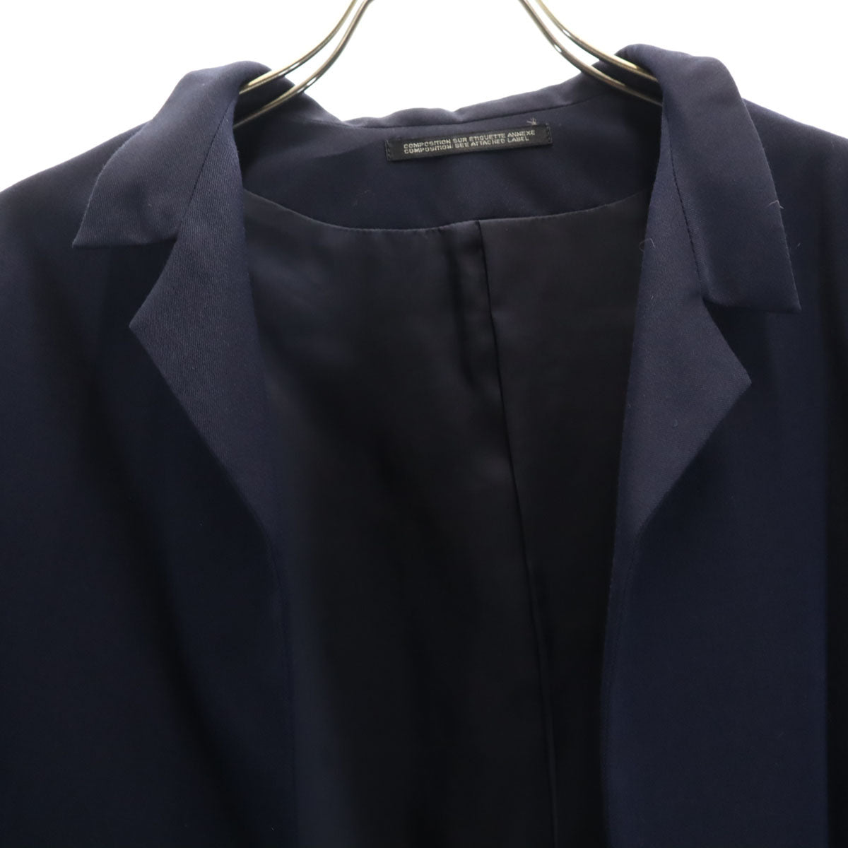 YOHJI YAMAMOTO COSTUME ヨウジヤマモト コスチューム 日本製 ジャケット 上下 セットアップ 2/1 ネイビー レディース
