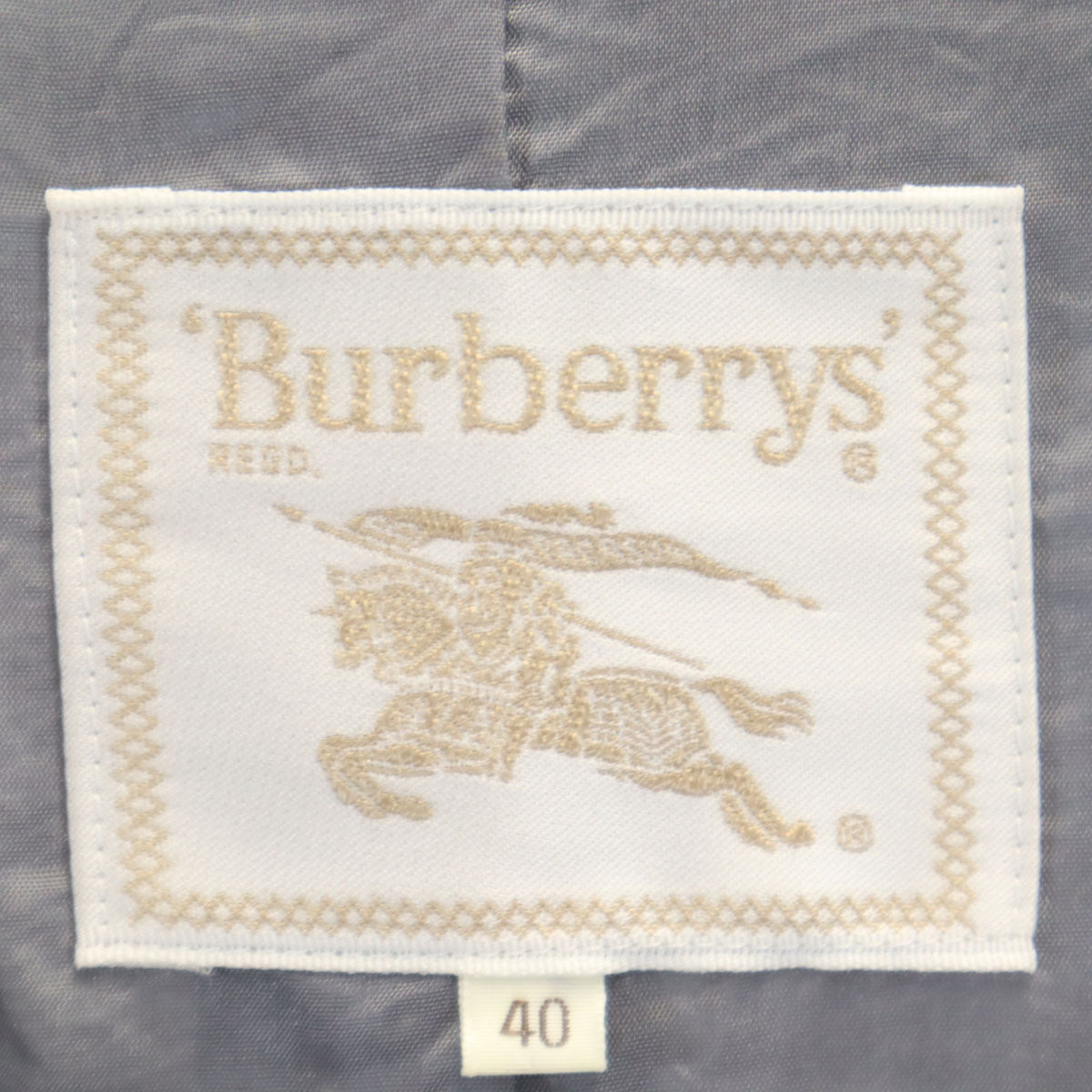 Burberrys バーバリーズ 90s オールド スカートスーツ 上下 セットアップ 40 グレー 三陽商会 レディース
