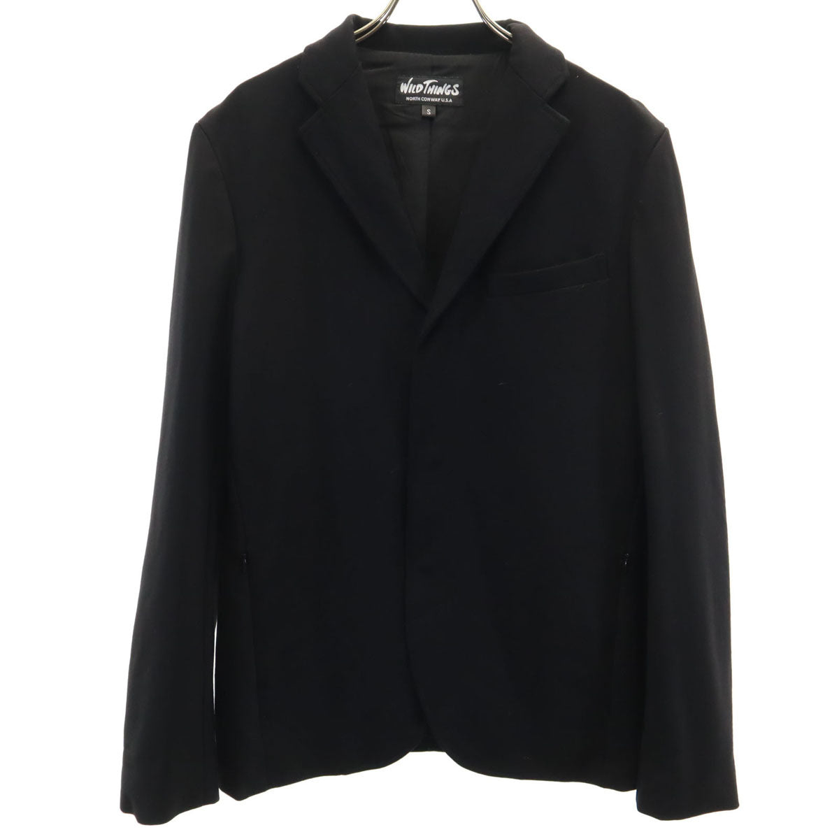 WILDTHINGS ワイルドシングス テーラードジャケット S ブラック メンズ