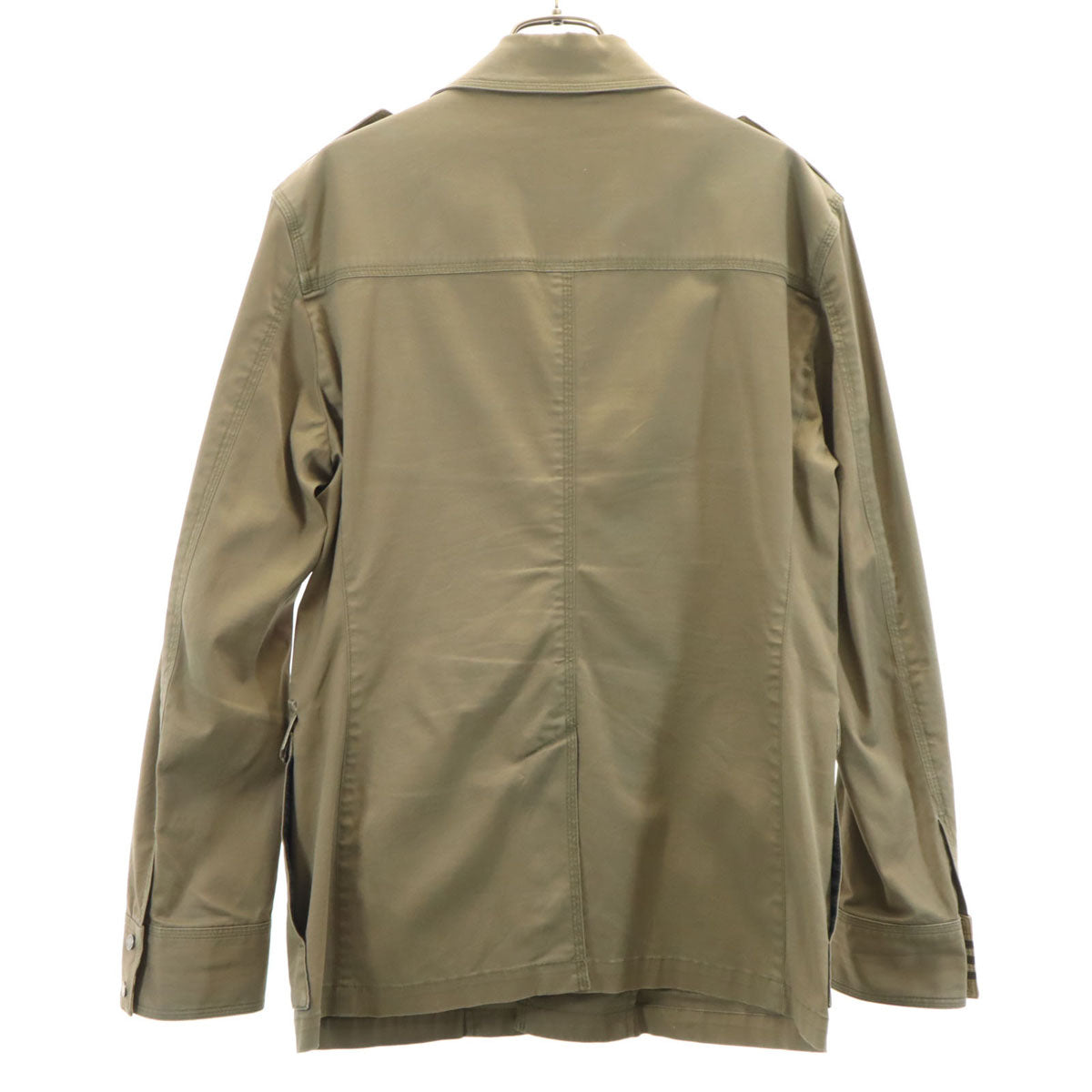 BURBERRY BLACK LABEL バーバリーブラックレーベル ミリタリージャケット M オリーブ系 三陽商会 メンズ