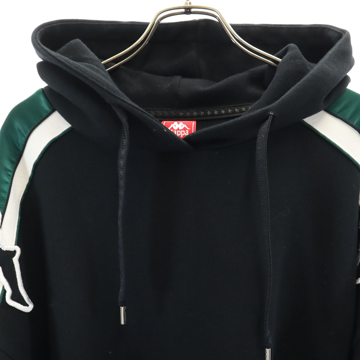 Kappa カッパ 長袖 スウェットパーカー L ブラック メンズ