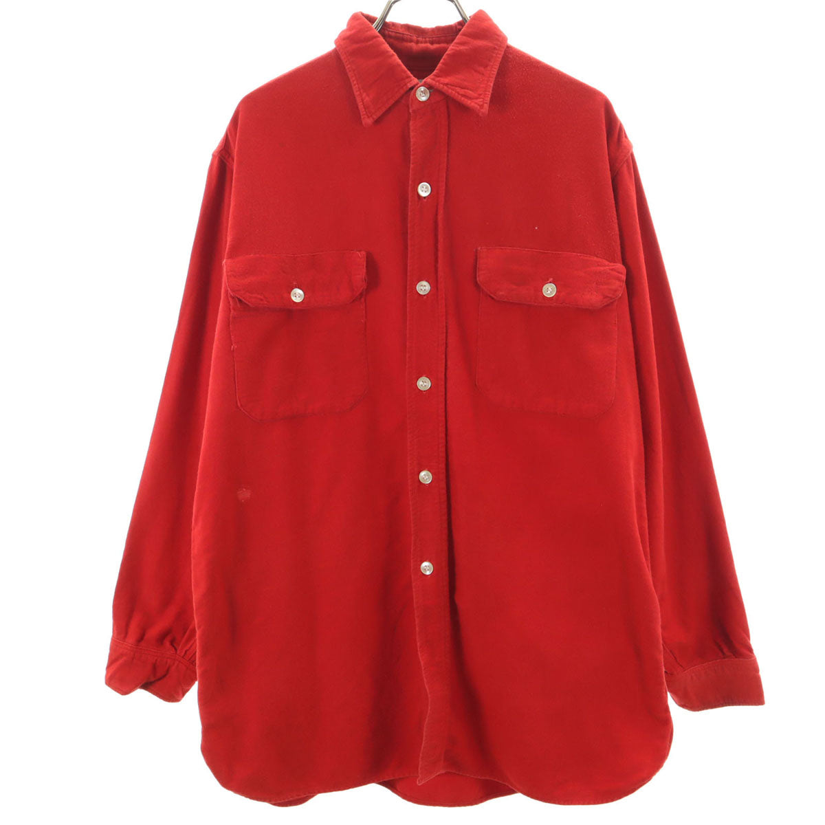 PENNEYS ペニーズ 50s ヴィンテージ シャモアクロス 長袖 シャツ 15-151/2 レッド メンズ