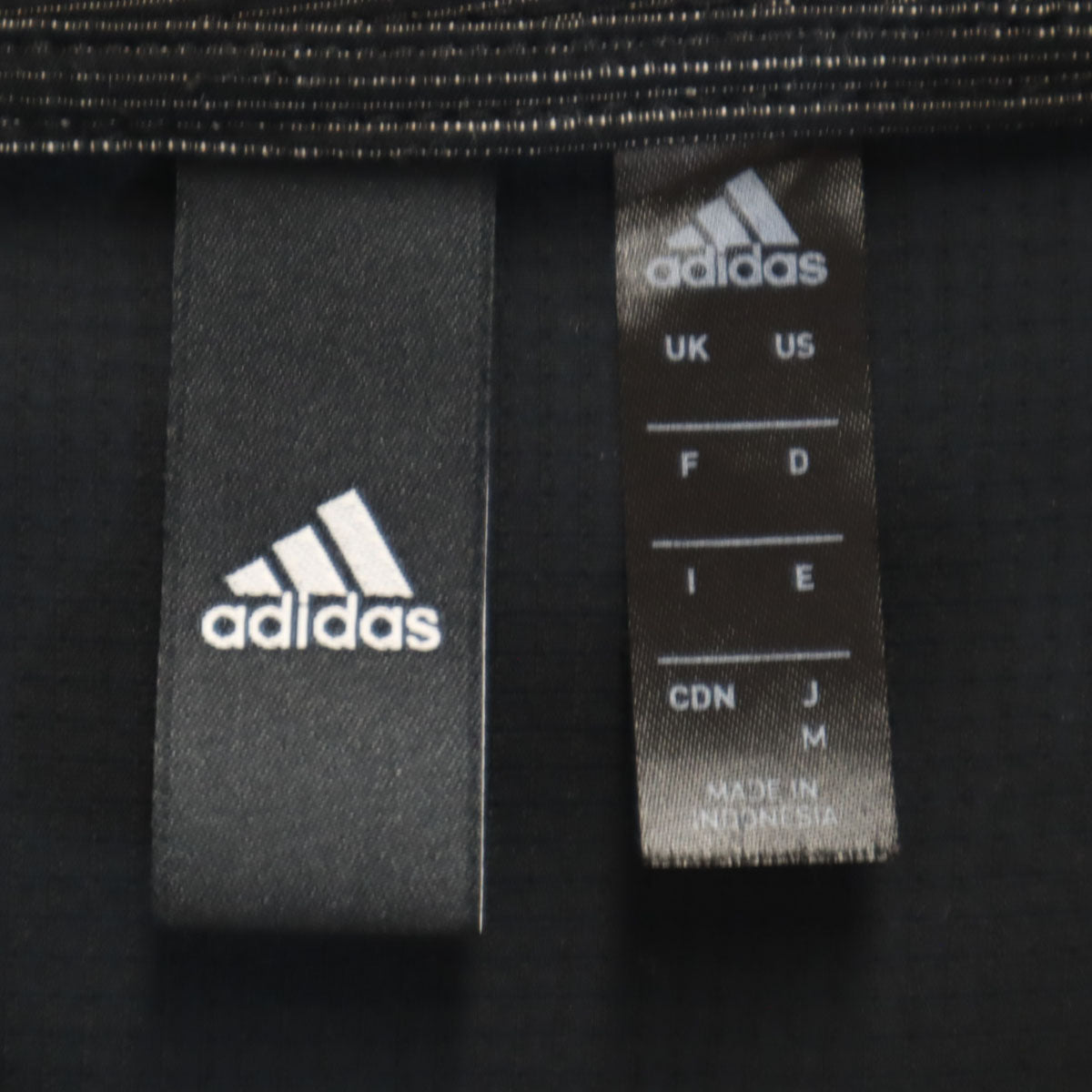 adidas アディダス 長袖 ジップパーカー 上下 セットアップ M ブラック系 メンズ