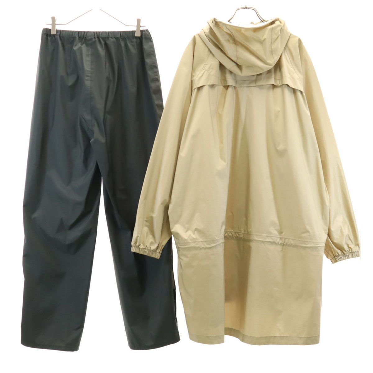 mont-bell モンベル レインコート 上下 セットアップ XL/L ベージュ アソート メンズ