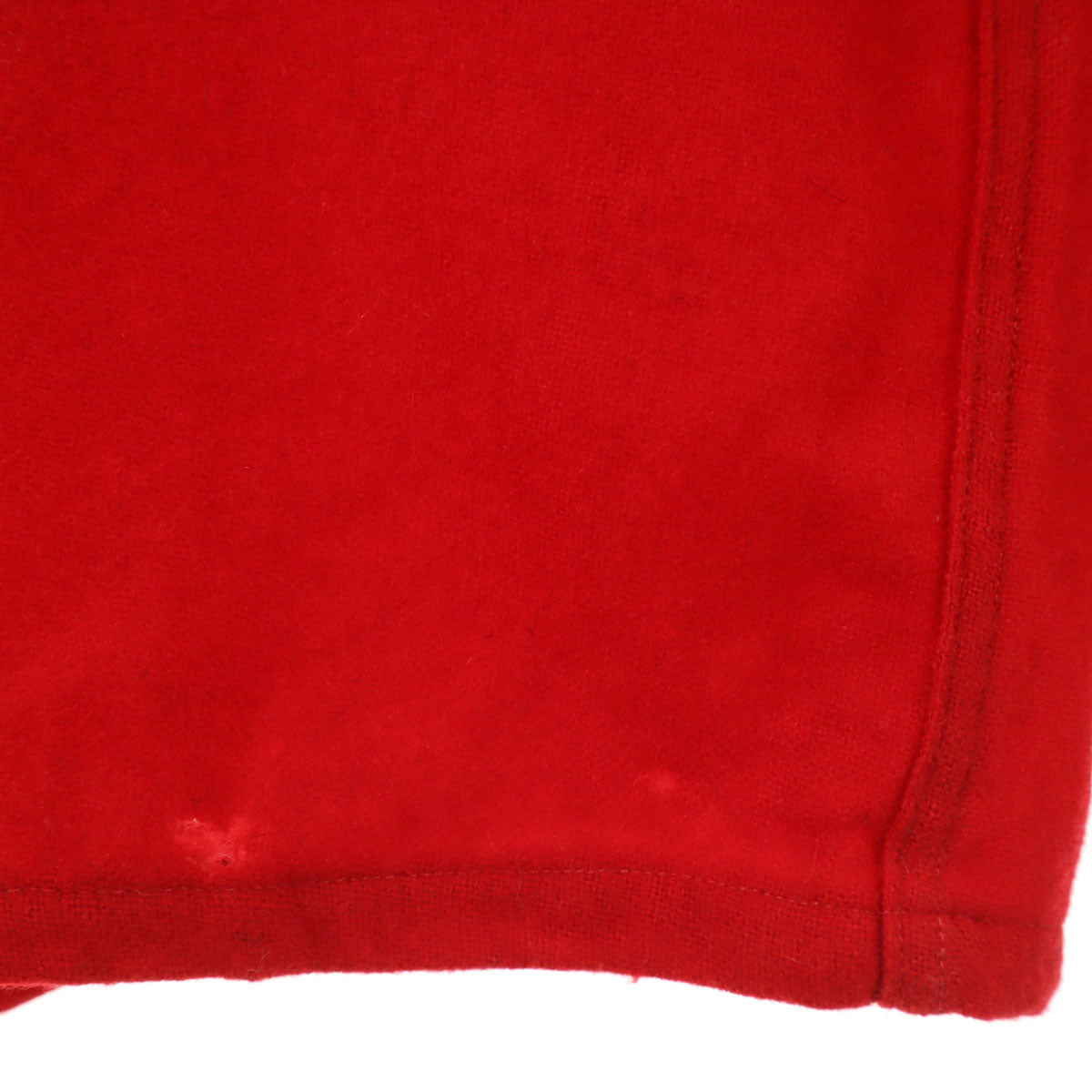 CAMPUS キャンパス 60s ヴィンテージ ウールブレンド 長袖 オープンカラーシャツ S レッド メンズ