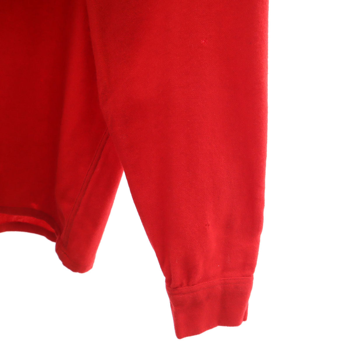 CAMPUS キャンパス 60s ヴィンテージ ウールブレンド 長袖 オープンカラーシャツ S レッド メンズ