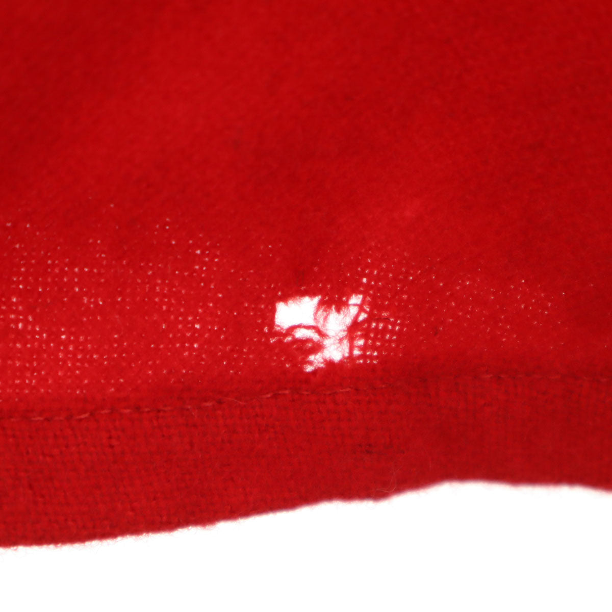 CAMPUS キャンパス 60s ヴィンテージ ウールブレンド 長袖 オープンカラーシャツ S レッド メンズ