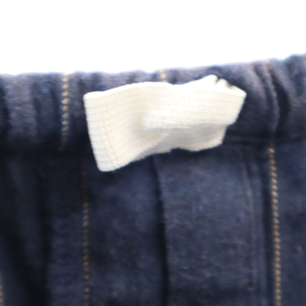 LACOSTE HOMEWEAR ラコステ ホームウェア 日本製 ストライプ柄 長袖 ルームウェア 上下 セットアップ M ネイビー パジャマ メンズ