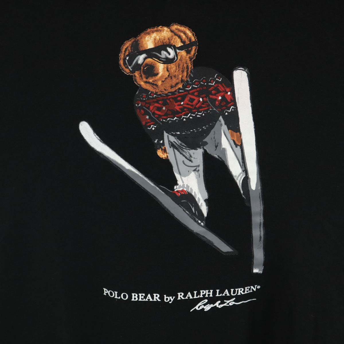 POLO RALPH LAUREN ポロラルフローレン ポロベア 長袖 スウェットパーカー L ブラック メンズ