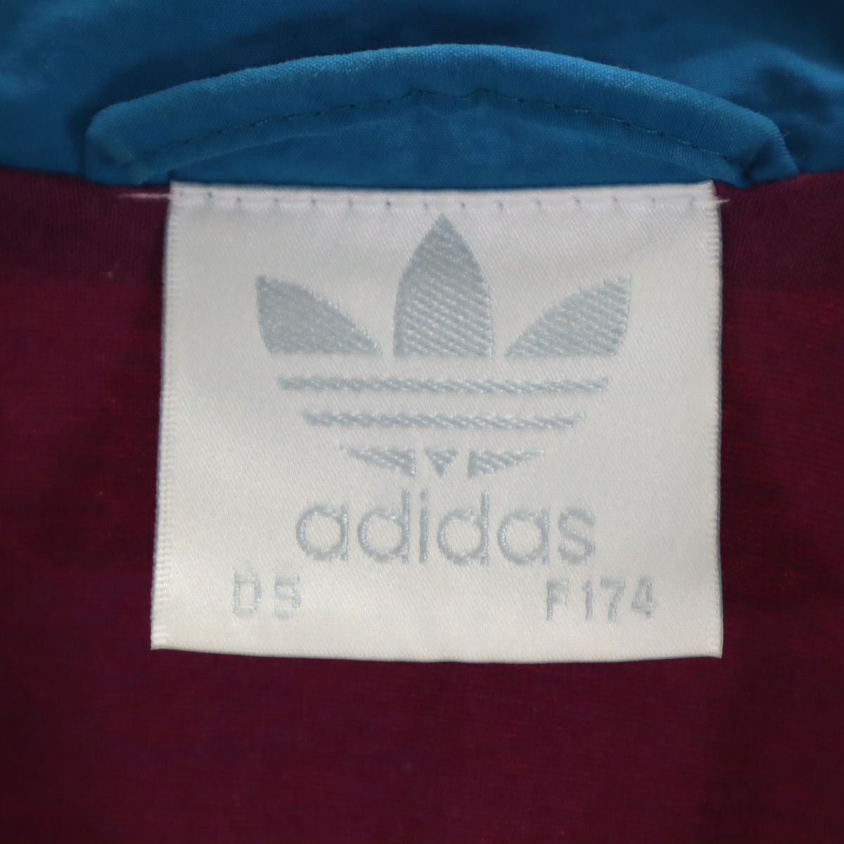 adidas アディダス 80s ヴィンテージ ナイロンジャケット M パープル メンズ