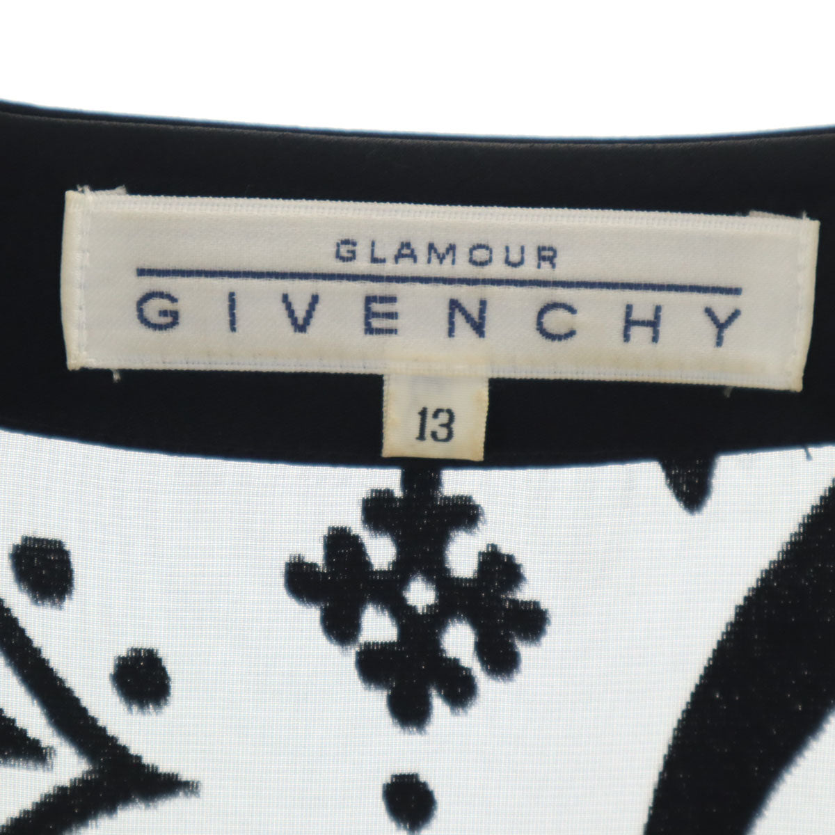 GIVENCHY ジバンシィ 90s 日本製 オールド 総柄 長袖 シースルー ロング カーディガン 13 ブラック レディース