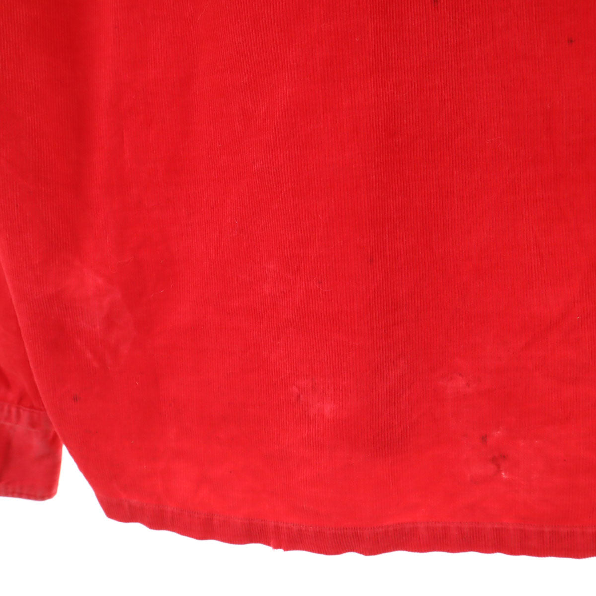 Sears シアーズ 60s ヴィンテージ 日本製 長袖 コーデュロイ オープンカラーシャツ M レッド メンズ