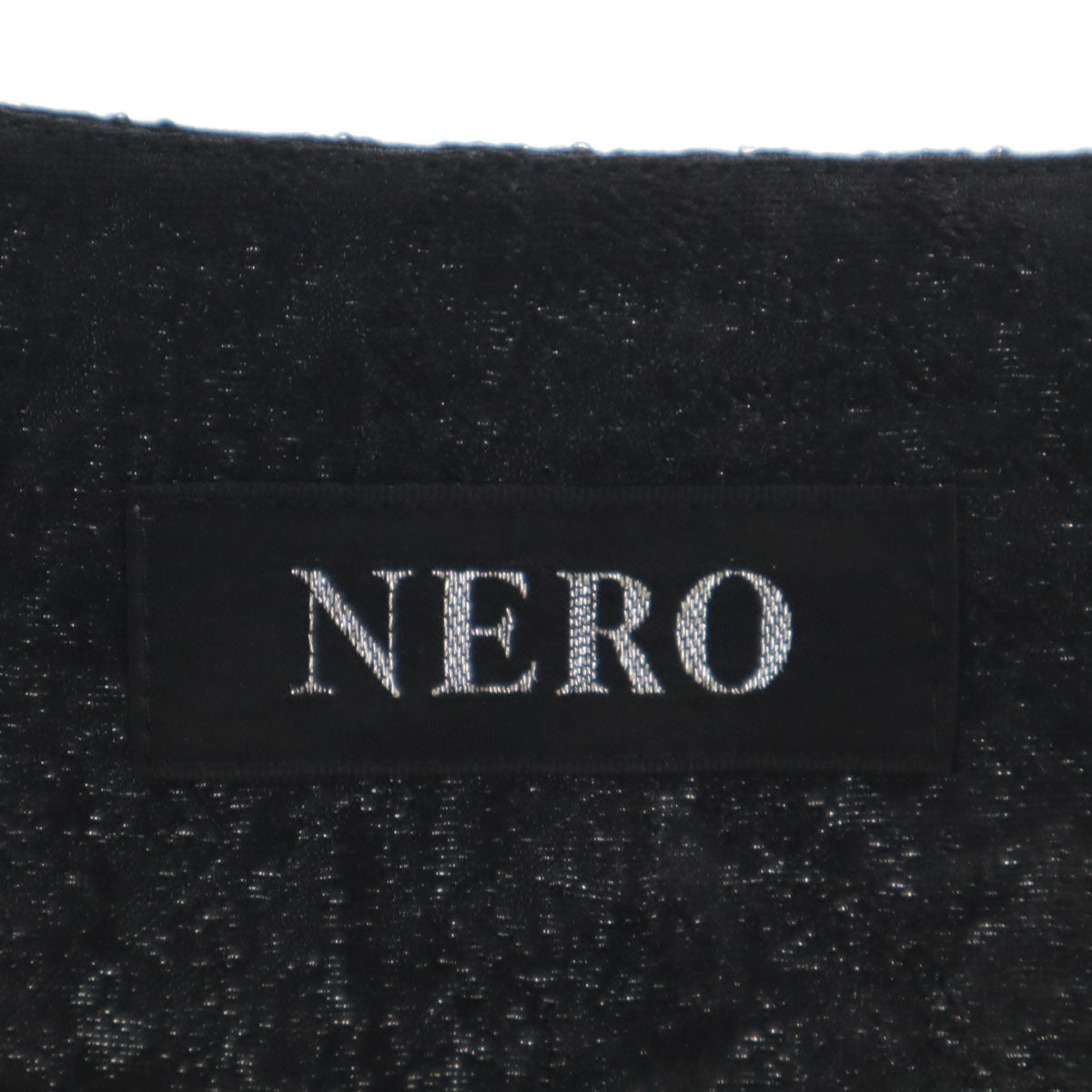 NERO ネロ ノースリーブ メッシュ切替 ワンピース 38 ブラック レディース