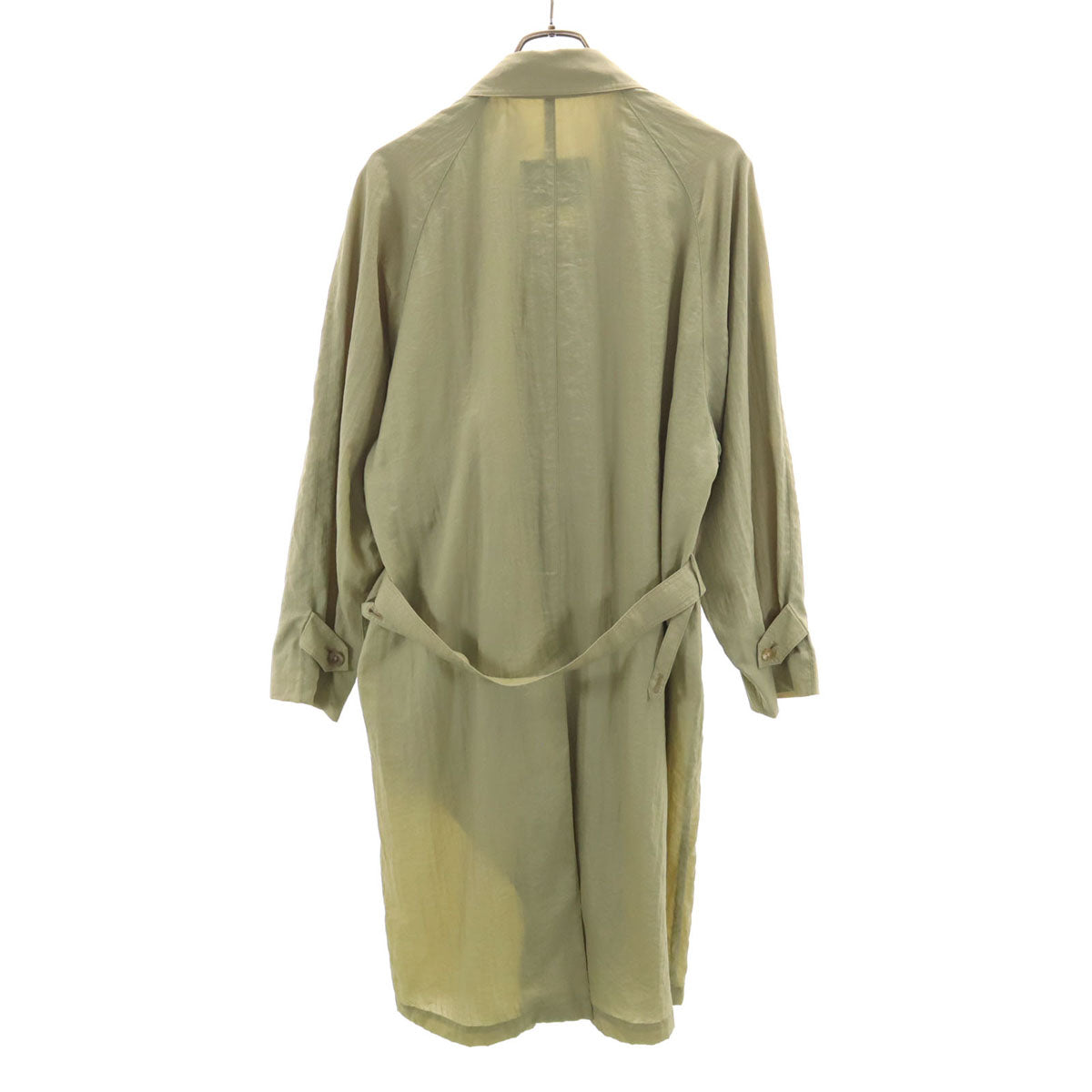 LANVIN ランバン 90s オールド パッカブル ステンカラーコート オリーブ系 スプリング トラベル メンズ