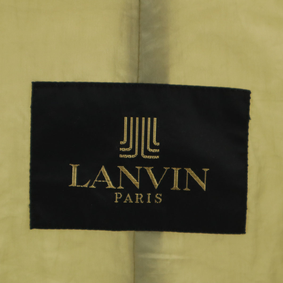 LANVIN ランバン 90s オールド パッカブル ステンカラーコート オリーブ系 スプリング トラベル メンズ