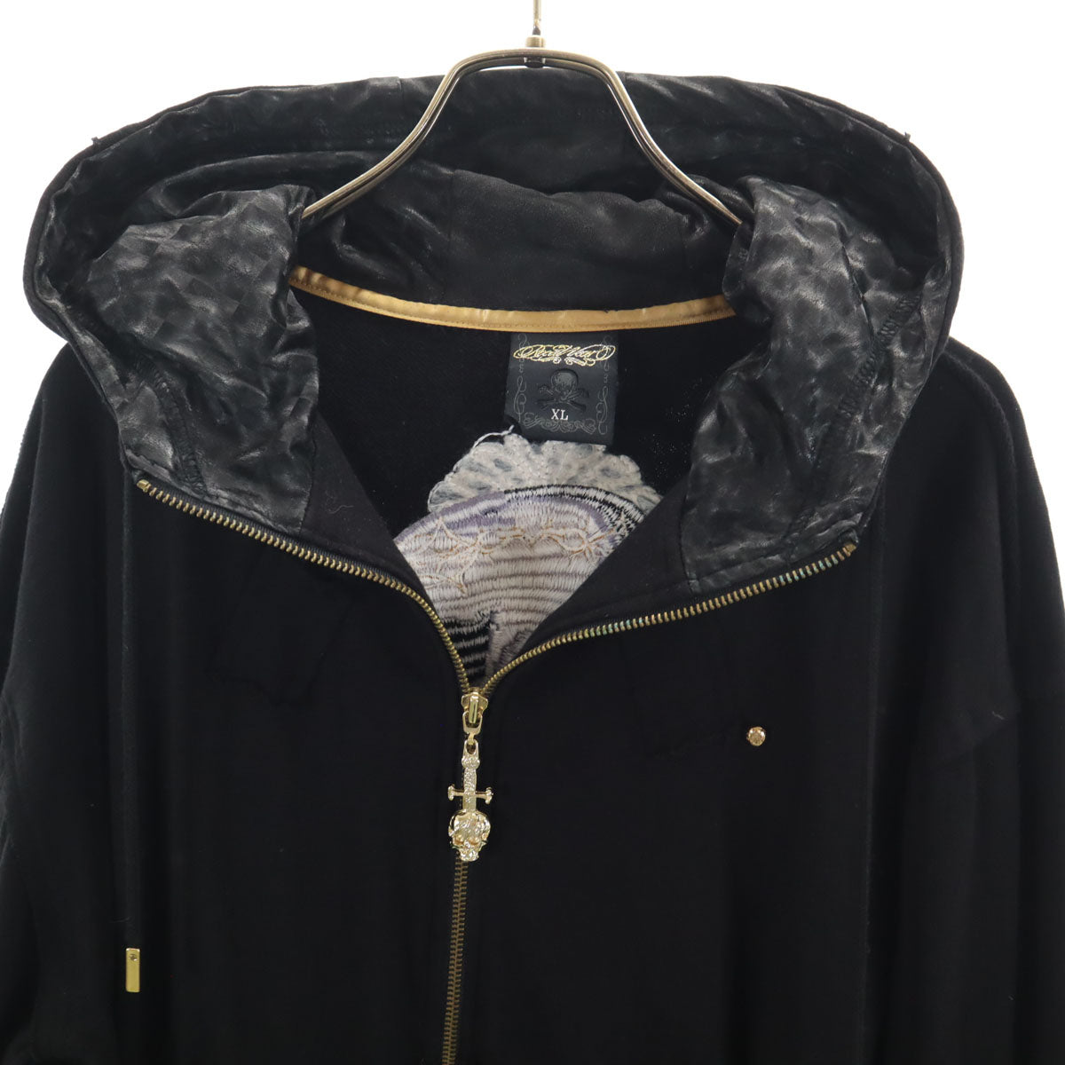 ROCAWEAR ロカウェア 長袖 スウェット ジップパーカー XL ブラック メンズ
