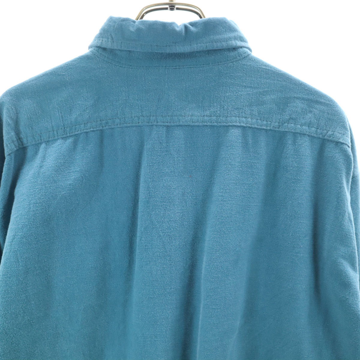 FIVE BROTHER ファイブブラザー 70s ヴィンテージ USA製 シャモアクロス 長袖 シャツ L ライトブルー メンズ